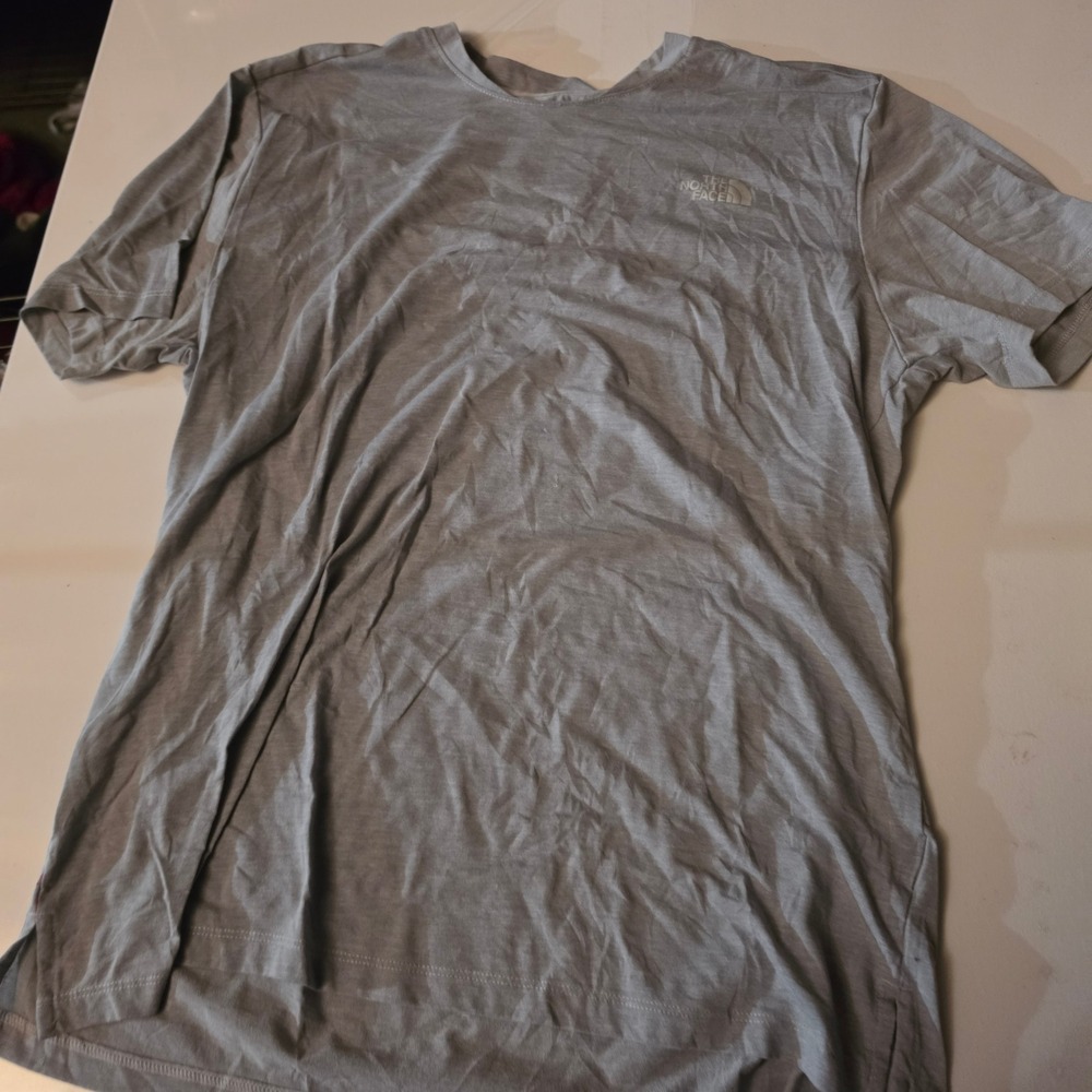 The North Face Mens Gray Short Sleeve Crew Neck Performance T-Shirt Size M